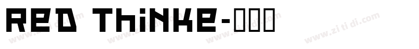 Red Thinke字体转换